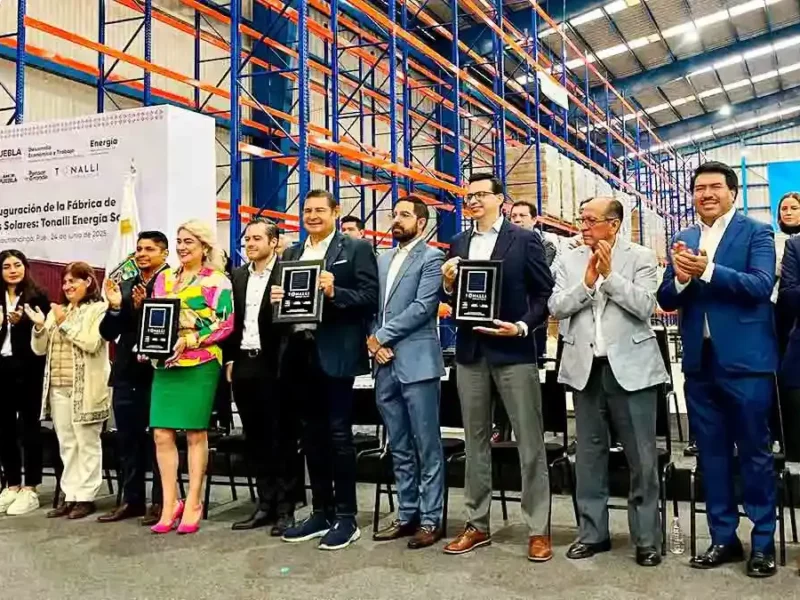 Inauguran fábrica de paneles solares “Tonalli” en Cuautlancingo, Puebla; generará más de mil 200 empleos