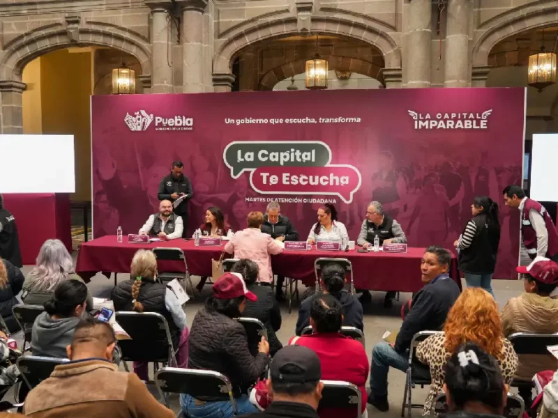 Continúa La Capital te Escucha: en el Palacio Municipal, Pepe Chedraui recibió a poblanas y poblanos