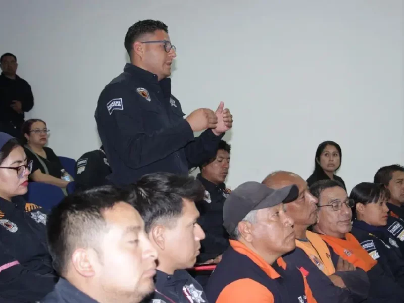 Imparte Gobierno de la Ciudad Taller de Seguridad Vial a personal de la Dirección Municipal de Protección Civil