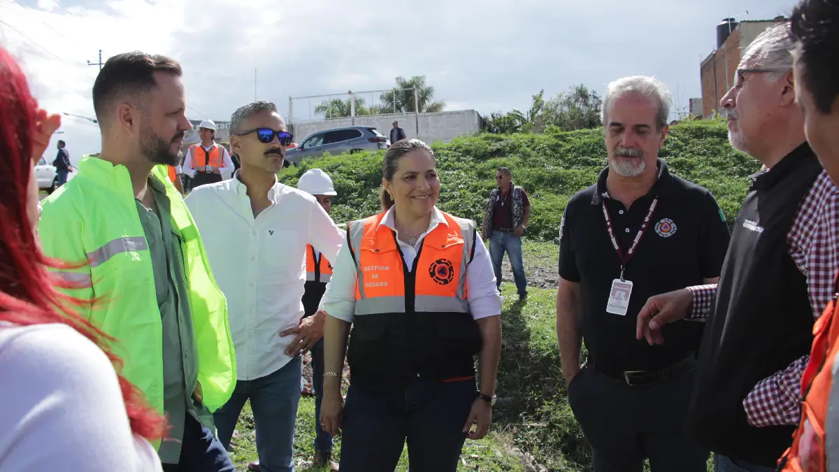 Supervisa Gobierno de la Ciudad labores de desazolve y limpieza en el Vaso Regulador Puente Negro