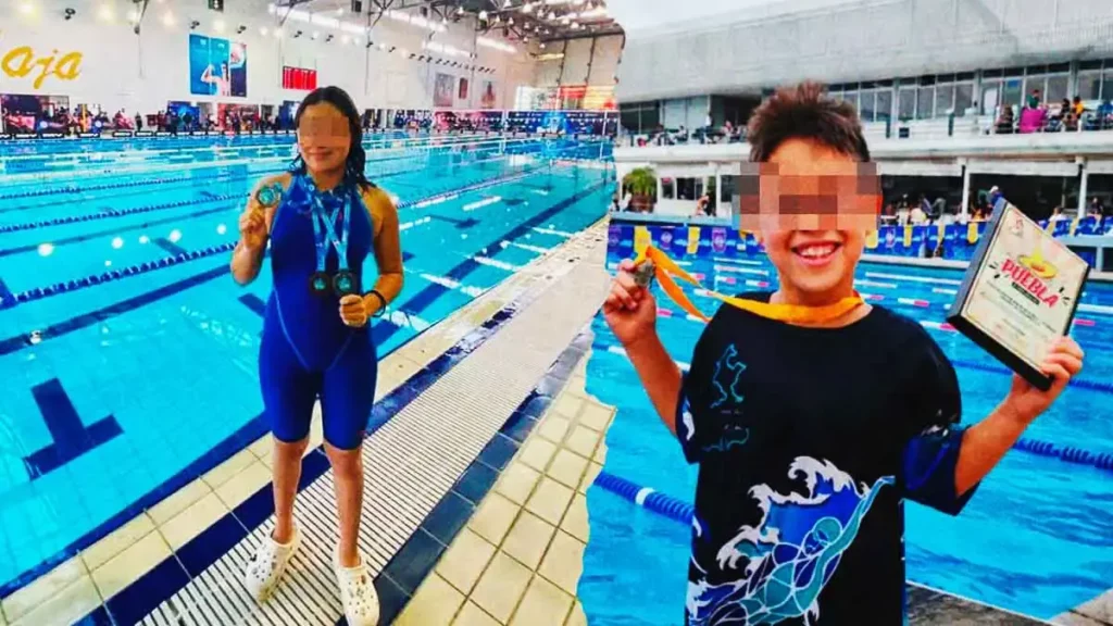 Hermanos Lara enaltecen a Puebla en campeonatos nacionales en internacionales de Natación