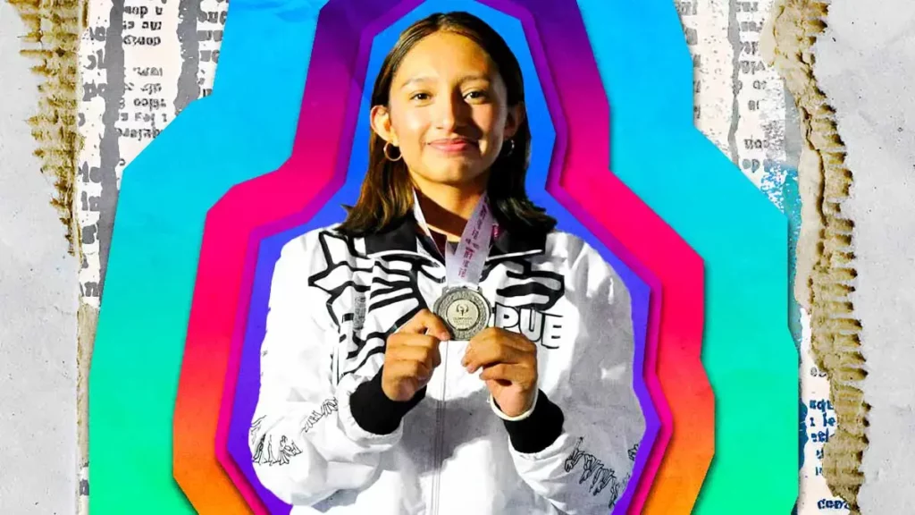 Frida Carolina Landa gana medalla de plata en Taekwondo de la Olimpiada Nacional 2025