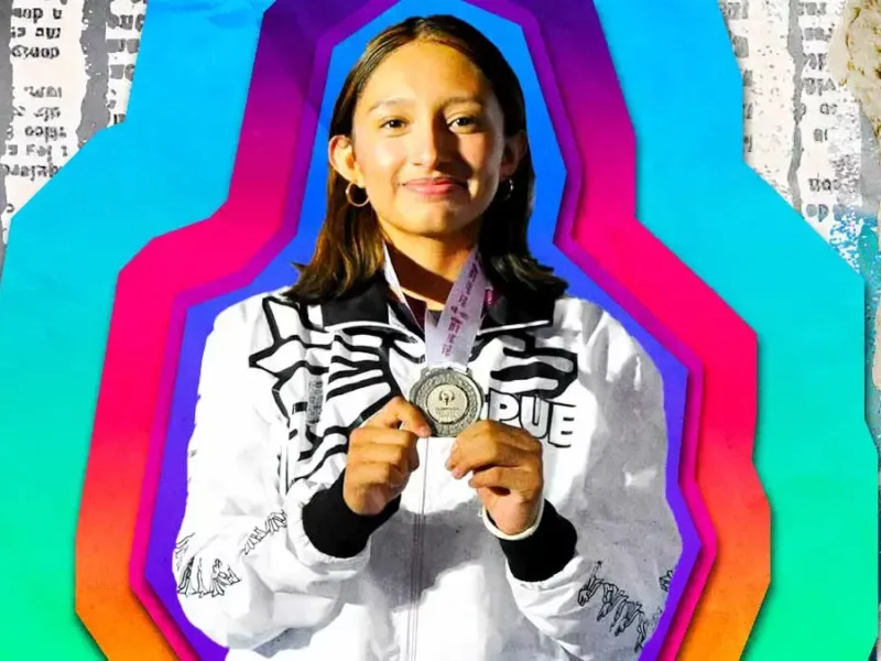 Frida Carolina Landa gana medalla de plata en Taekwondo de la Olimpiada Nacional 2025