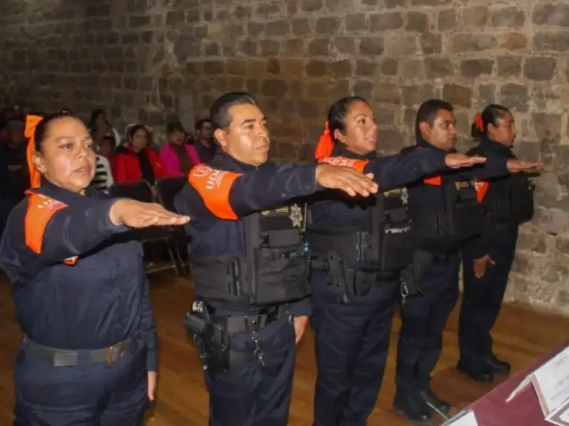 Zacatlán instala la UDAIM; policías toman protesta para atender a mujeres víctimas de violencia