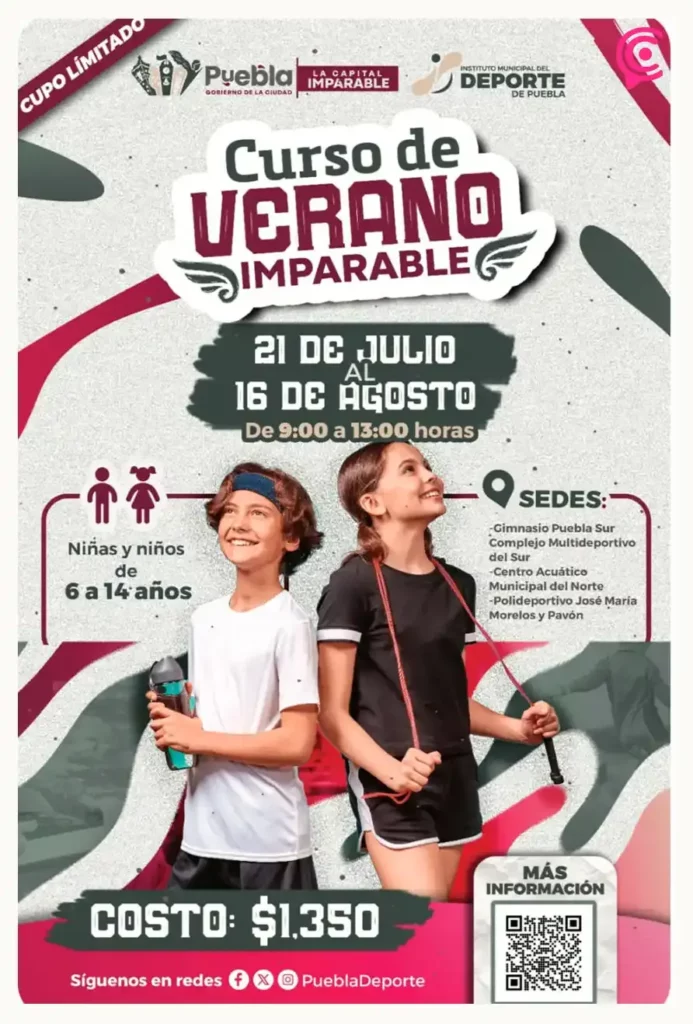 Cursos de verano 2025 en Puebla para que los niños se diviertan y aprendan