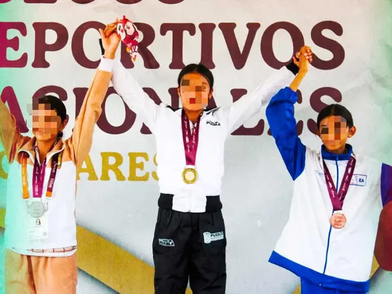 Atletas poblanos consiguen dos medallas en los Juegos Deportivos Nacionales Escolares 2025