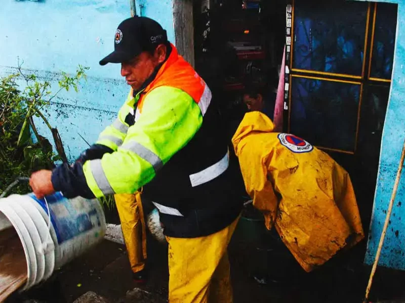 Tormenta tropical Erick provocó daños en diez municipios de Puebla