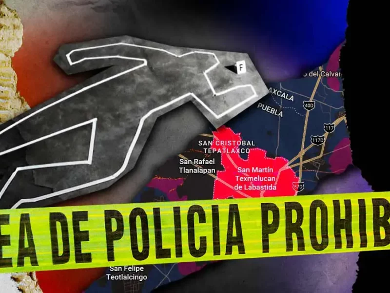 Motociclistas mataron a balazos a un hombre en San Martín Texmelucan, Puebla