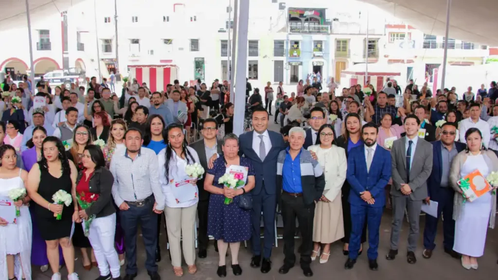 “Sí, Acepto con Orgullo”: Celebra Huejotzingo la primera Boda Comunitaria de la administración