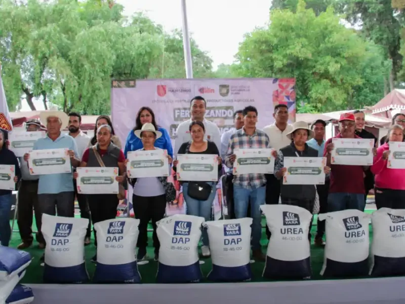 Arranca el programa “Fertilizando el Campo de Huejotzingo” para impulsar cosechas del municipio