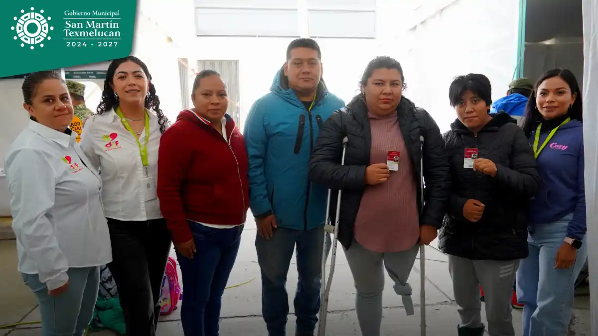 Personas con discapacidad reciben credencialización en Texmelucan gracias al apoyo del gobierno del Estado