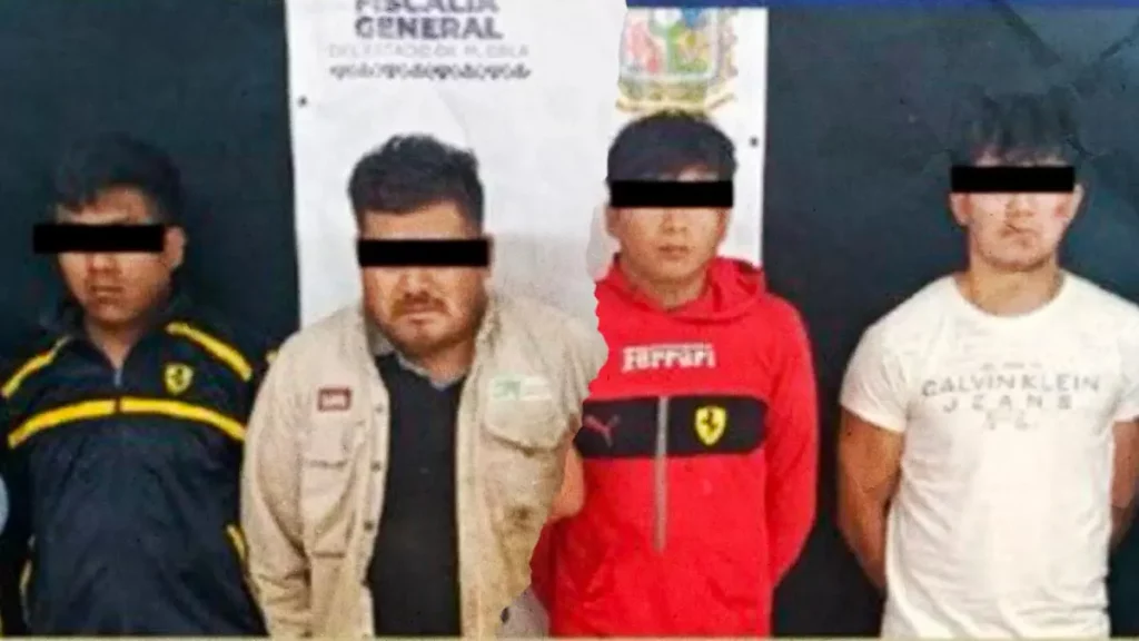 Detuvieron a cuatro extorsionadores y presuntos secuestradores en el municipio de Acatzingo, Puebla