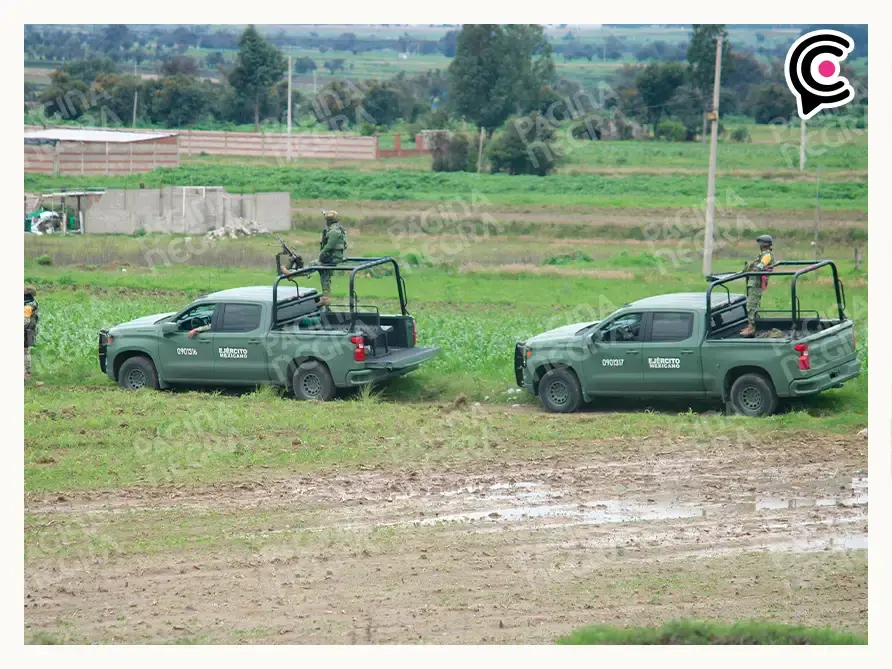 Emboscada con explosivos en Coronango; levantaban restos humanos y detonaron minas
