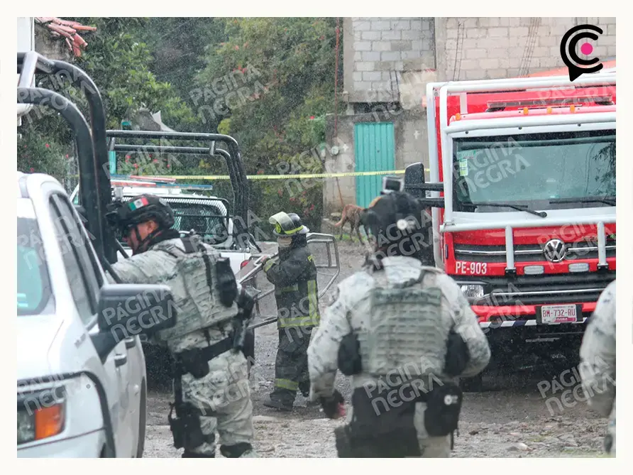 Encuentran dos cuerpos semienterrados con huellas de violencia en barranca de San José Los Cerritos, Puebla