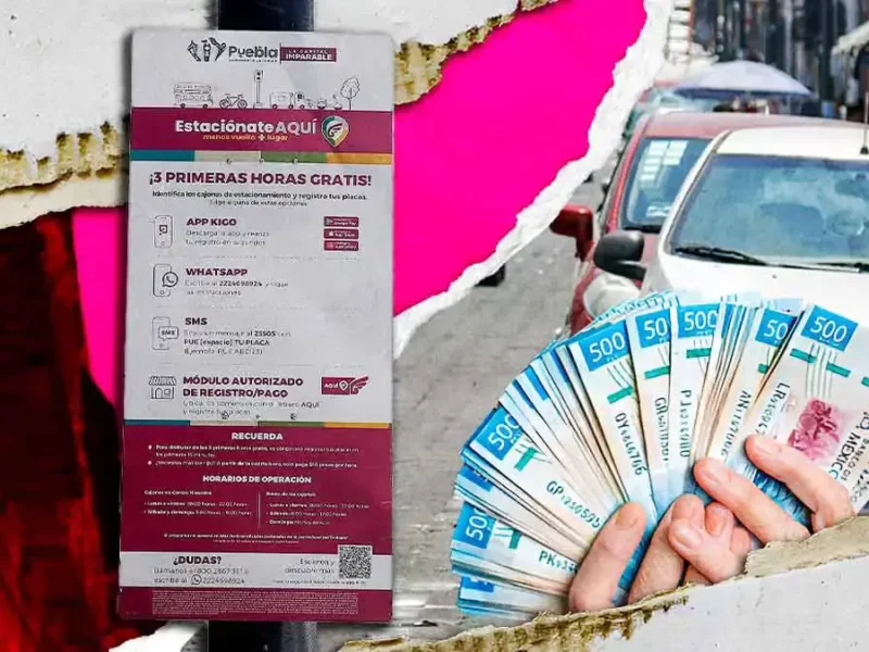 Recaudación por infracciones en parquímetros de Puebla llega a cuatro mdp de mayo a junio 2025