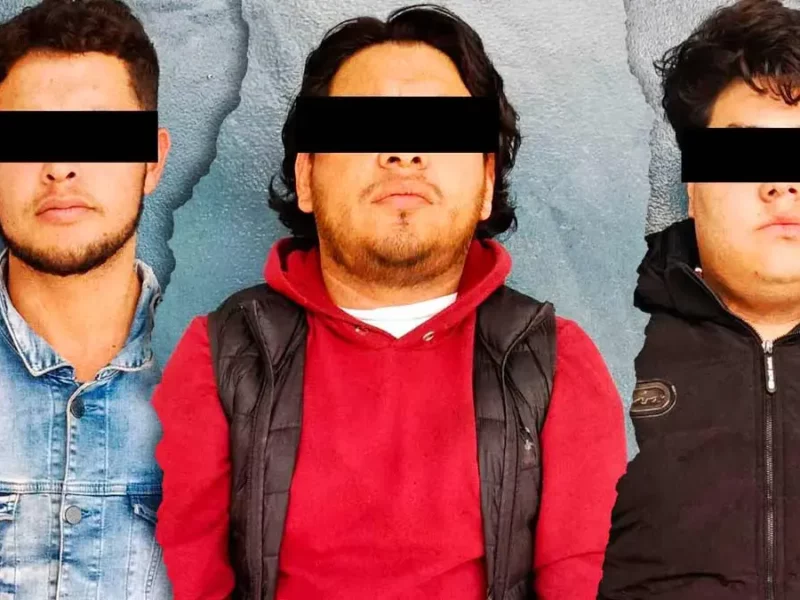 Detienen a tres hombres relacionados al robo de transporte de carga en Huejotzingo, Puebla