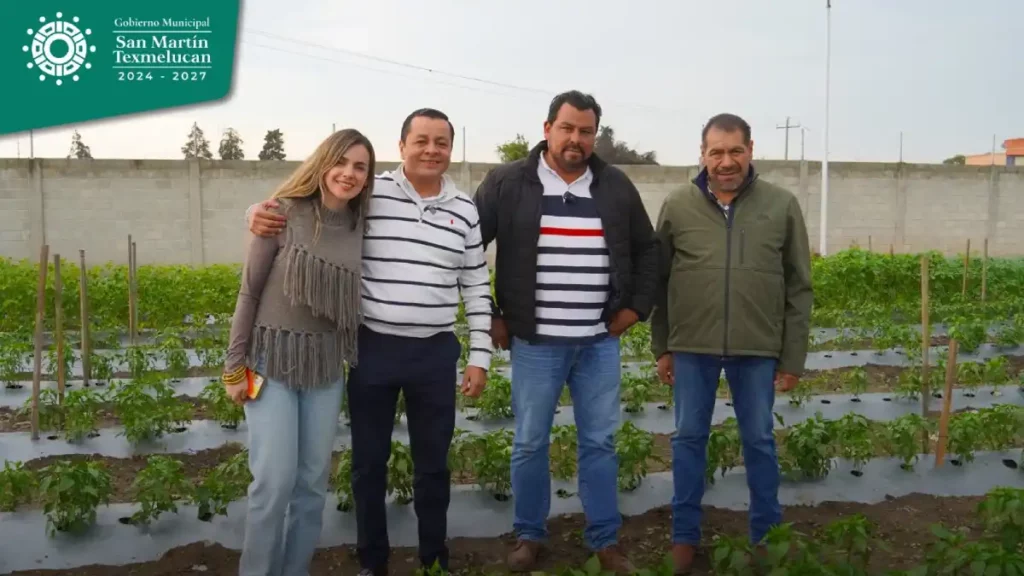 Gobierno de Texmelucan implementa huerto de traspatio para reutilizar aguas tratadas del rastro municipal