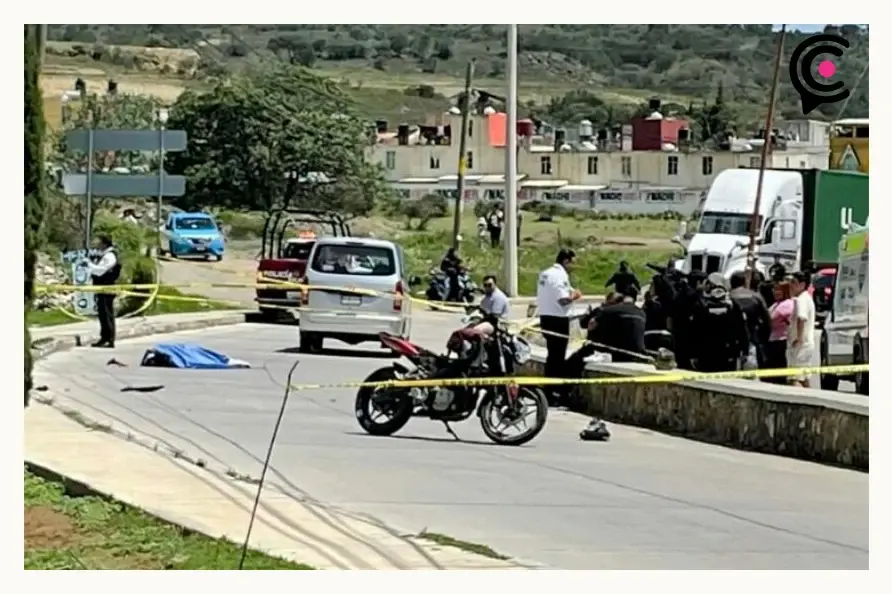 Motociclista de 15 años murió tras derrapar e impactarse contra un poste en Ciudad Serdán, Puebla