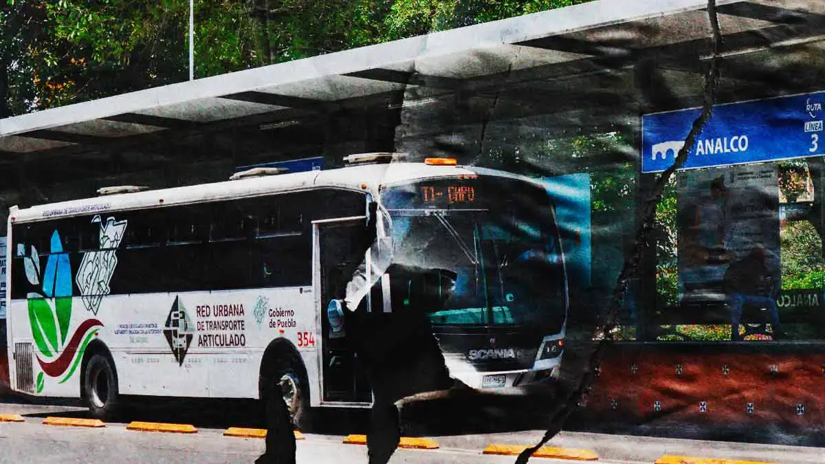 Asaltantes operan impunemente en RUTA Puebla; atracan a joven en la Línea 3
