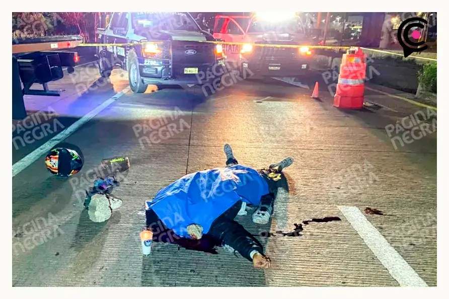 Motociclista murió por derrape en el Periférico Ecológico de Puebla; su padre reconoció el cuerpo