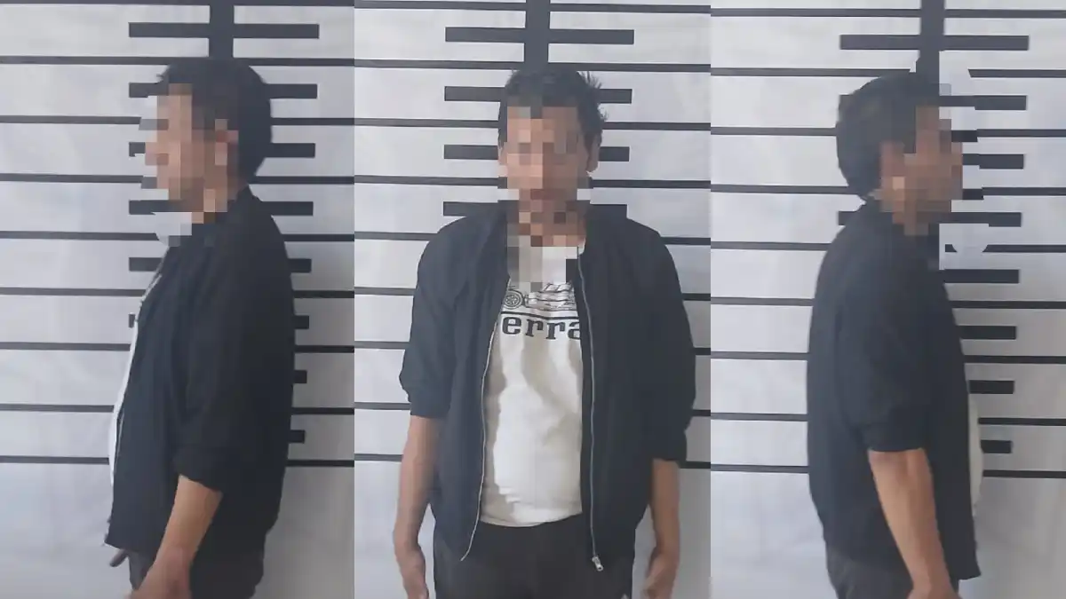 Policía Municipal asegura a presunto asaltante en Texmelucan