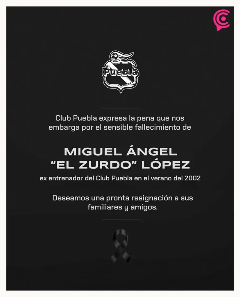 Murió Miguel Ángel “Zurdo” López; dirigió al Club Puebla y otros equipos de Liga MX