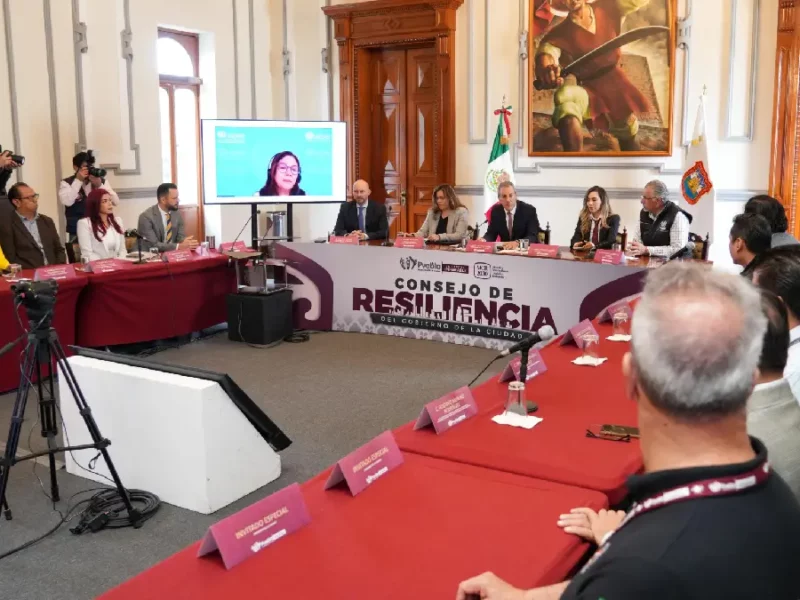 Instala la capital de Puebla el primer Consejo de Resiliencia Municipal del país