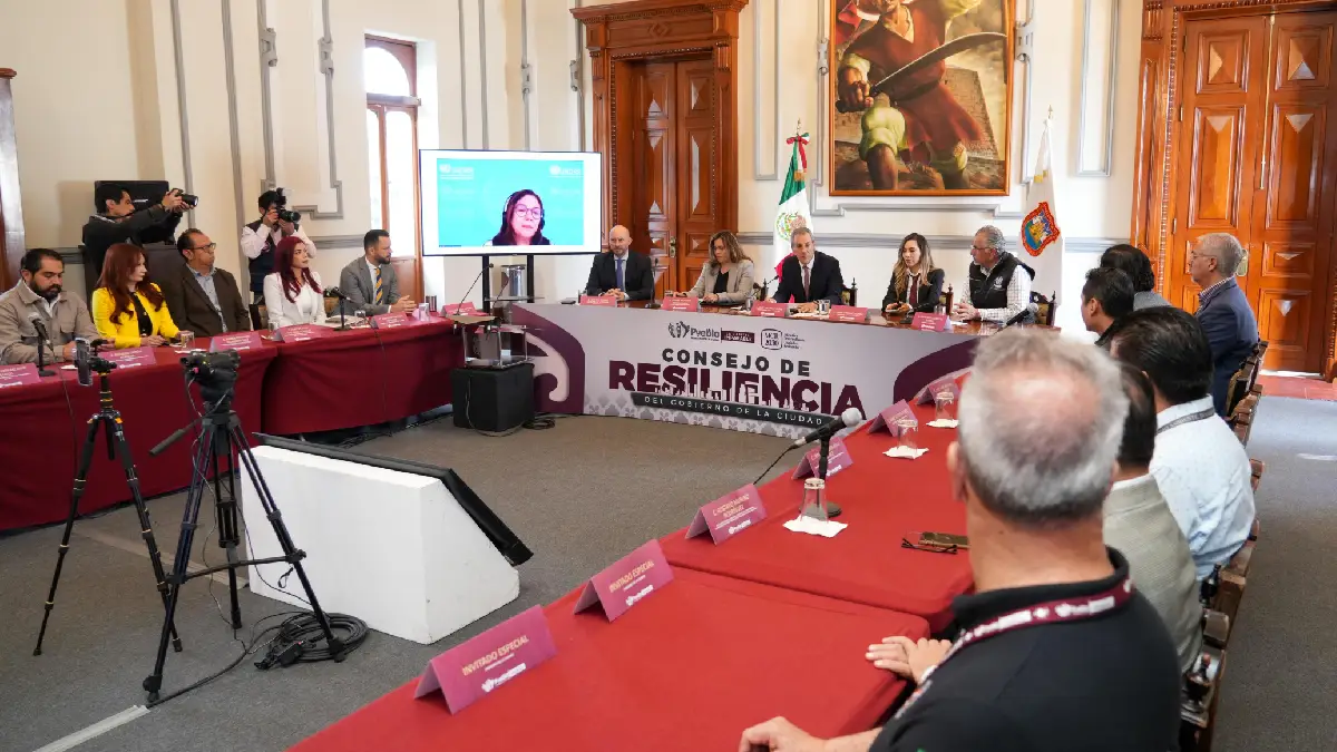 Instala la capital de Puebla el primer Consejo de Resiliencia Municipal del país