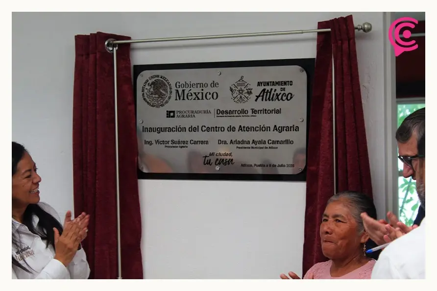 Ariadna Ayala inaugura el Centro de Atención Agraria de Atlixco