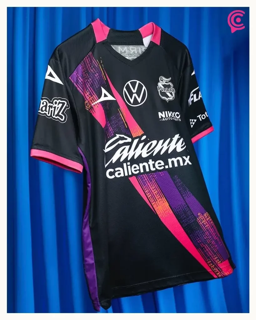 Club Puebla presenta nuevo uniforme para el Apertura 2025 inspirado en el Barrio del Artista
