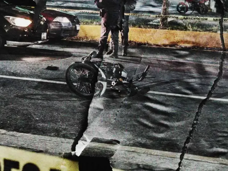 Motociclista y copiloto mueren tras derrapar y ser atropellados en la autopista México-Puebla
