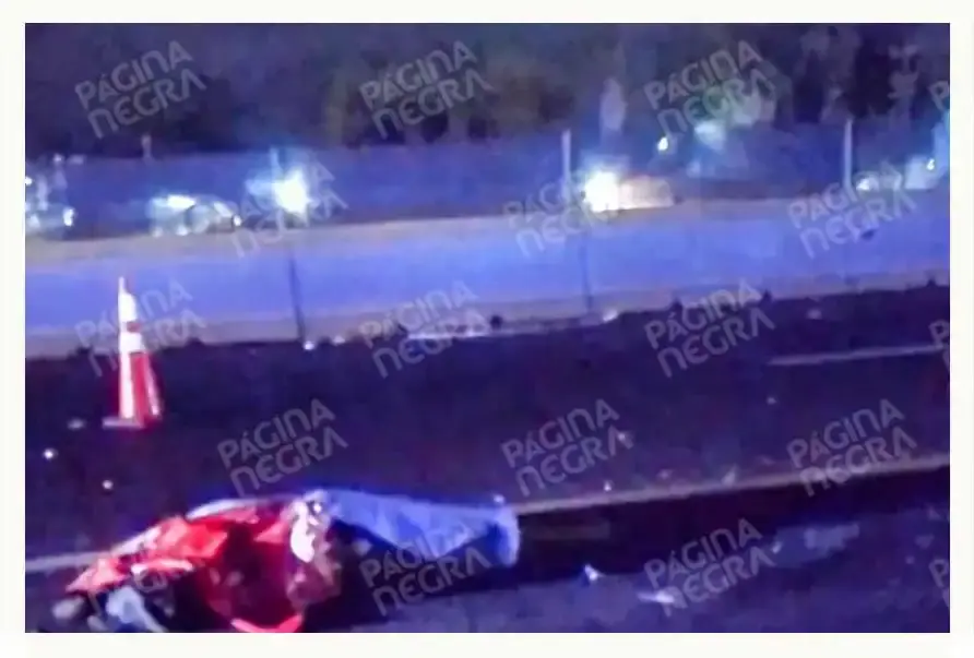 Motociclista y copiloto mueren tras derrapar y ser atropellados en la autopista México-Puebla