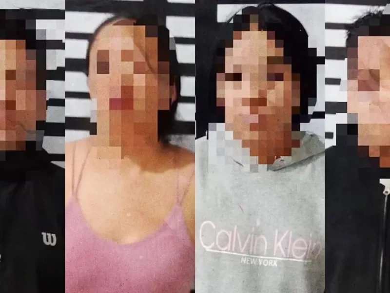 Policía Municipal de Texmelucan detiene a 4 presuntos farderos