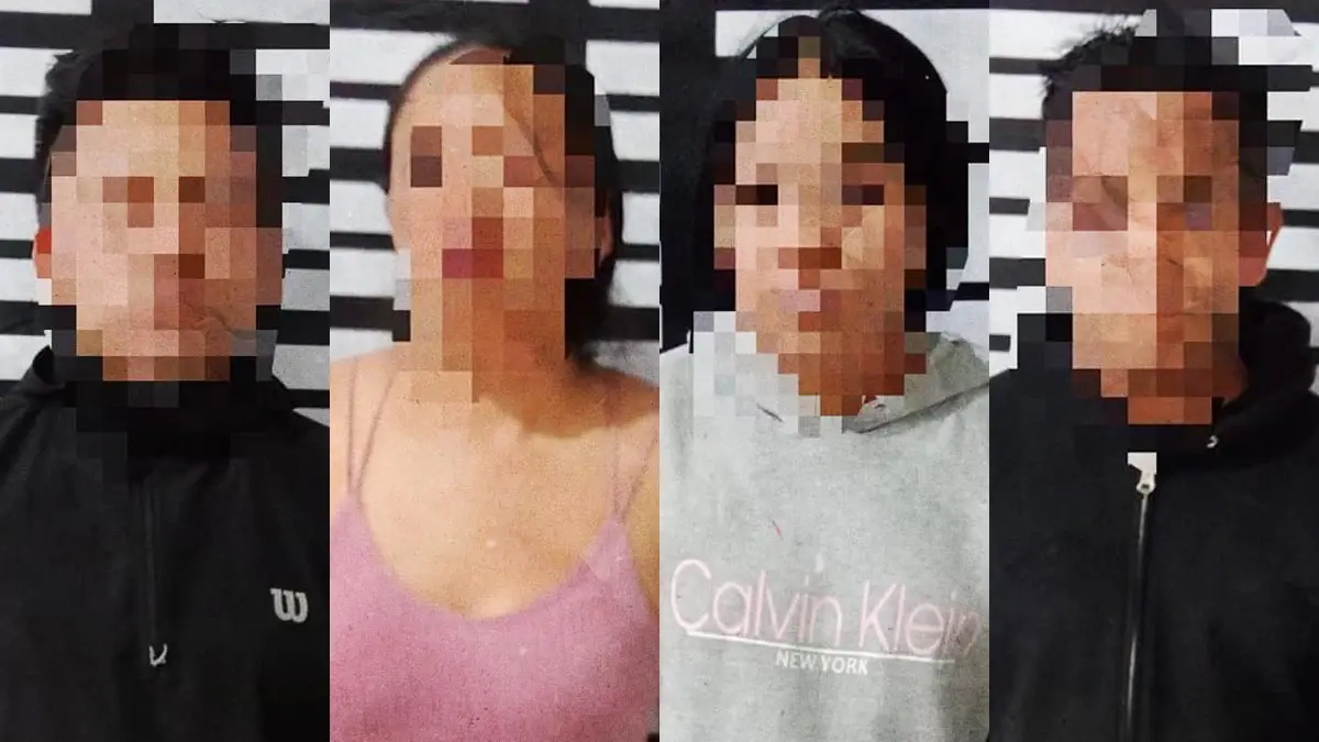 Policía Municipal de Texmelucan detiene a 4 presuntos farderos