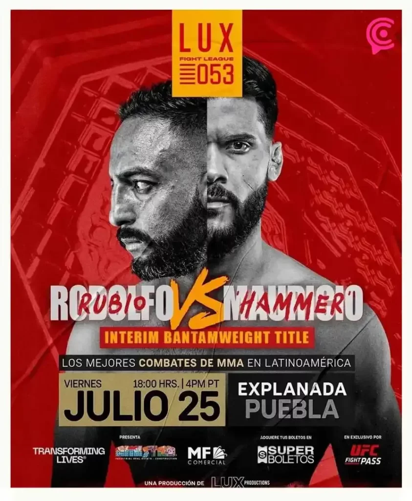 Rodolfo “Fito” Rubio vs Mauricio Partida protagonizarán cartelera de LUX Fight League 053