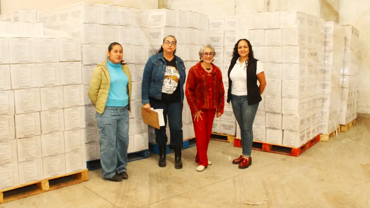 Gobierno de Tonantzin Fernández recibe apoyos alimentarios para grupos vulnerables