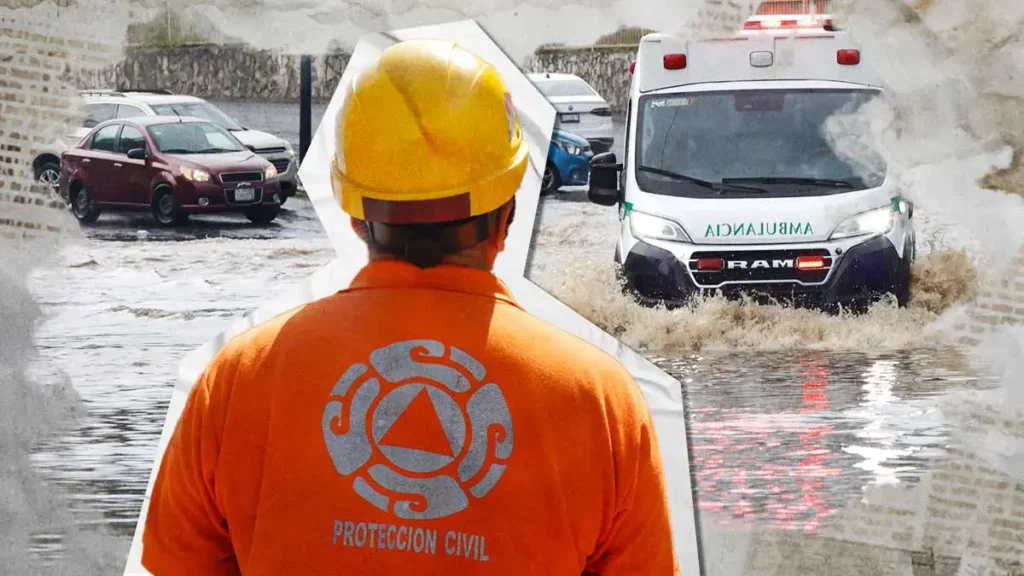 Protección Civil atendió reportes por inundaciones en Puebla tras lluvias del 12 de julio