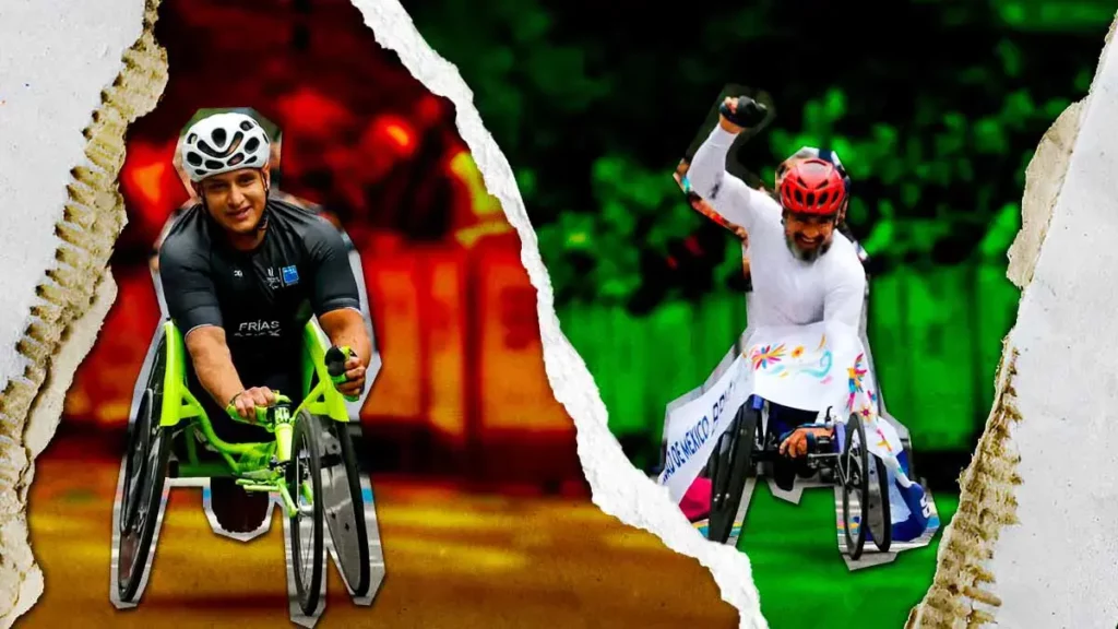 Paratletas poblanos hacen el 1-2 en el Medio Maratón de la Ciudad de México 2025