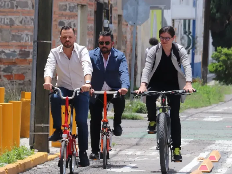 Supervisa Gobierno de la Ciudad ampliación de la red de infraestructura ciclista de la capital
