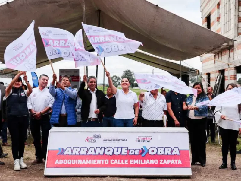 Inicia Lupita Cuautle obra ahora en San Luis Tehuiloyocan