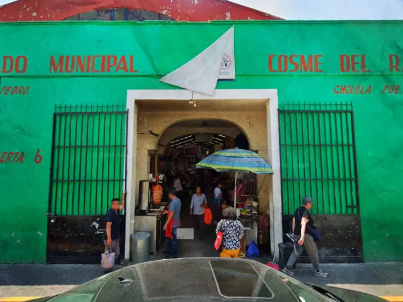 Actúa con resultados Gobierno de San Pedro Cholula ante hechos registrados en el mercado Cosme del Razo