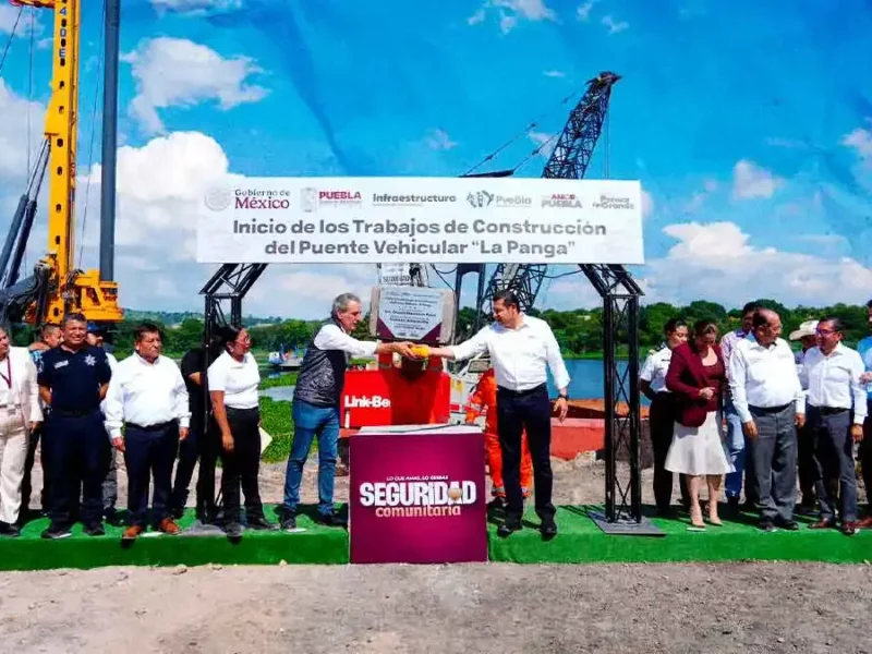 Comienza construcción del puente vehicular “La Panga” en San Baltazar Tetela; cruzar Valsequillo tomará un minuto