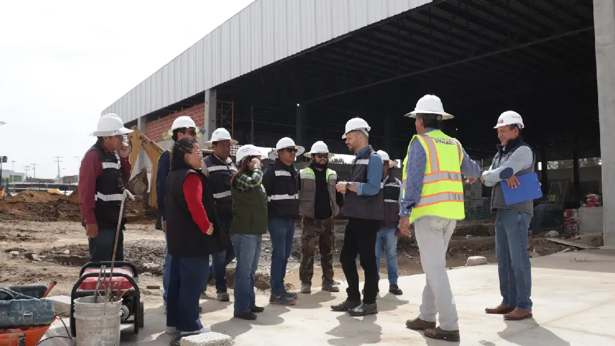 Avanza Gobierno de la Ciudad con la construcción del Mercado San Ramón