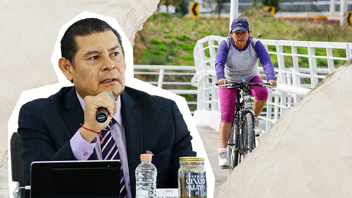 Alejandro Armenta promete 500 kilómetros de ciclopistas en Puebla para el término de su sexenio