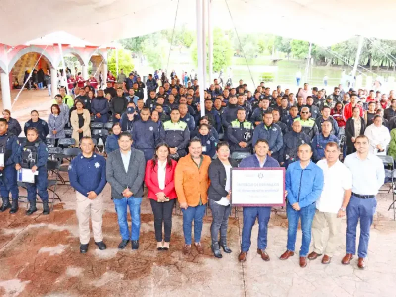 Anuncia Omar Muñoz seguro de vida para elementos de la SSCyPC de Cuautlancingo