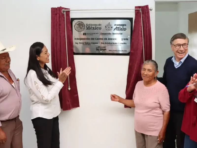 Ariadna Ayala, presidenta de Atlixco, hace historia con inauguración del primer Centro de Atención Agraria en Puebla