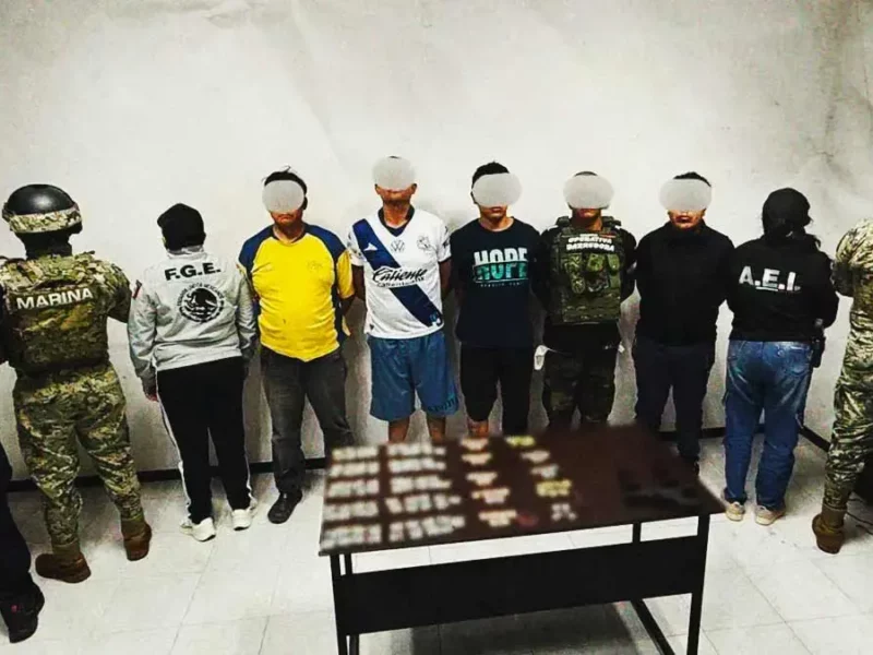 Detienen a cinco miembros de “Operativa Barredora" en Santa Lucía, Puebla relacionados con explosiones en Coronango
