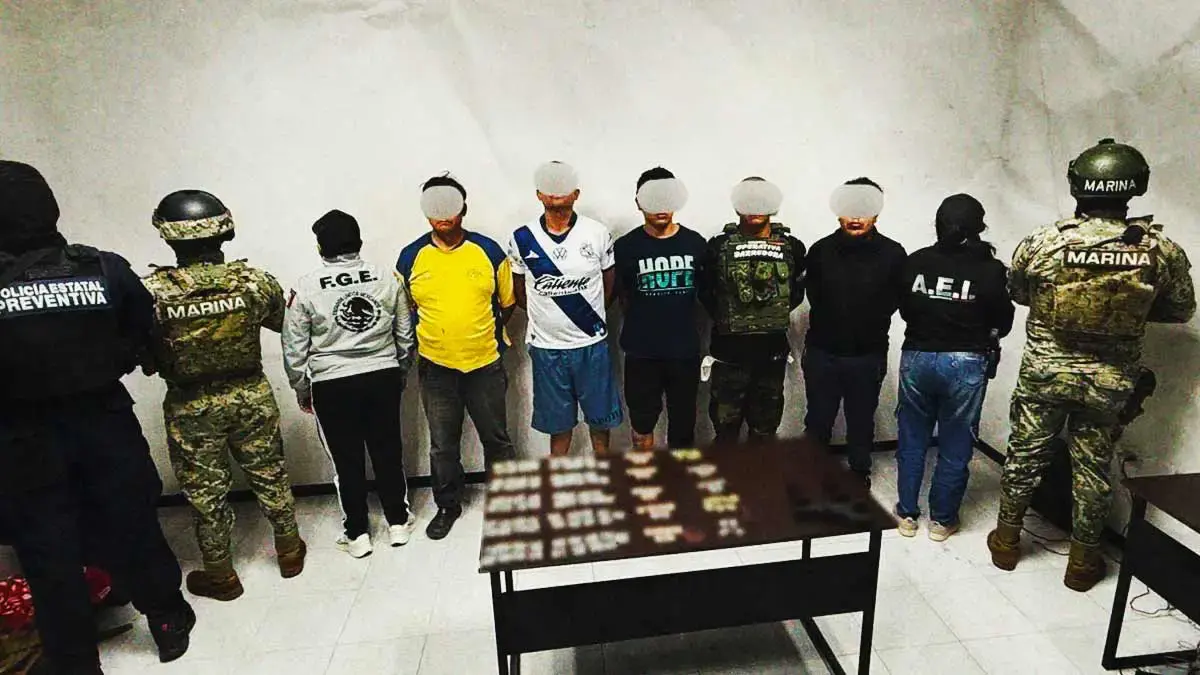 Detienen a cinco miembros de “Operativa Barredora" en Santa Lucía, Puebla relacionados con explosiones en Coronango