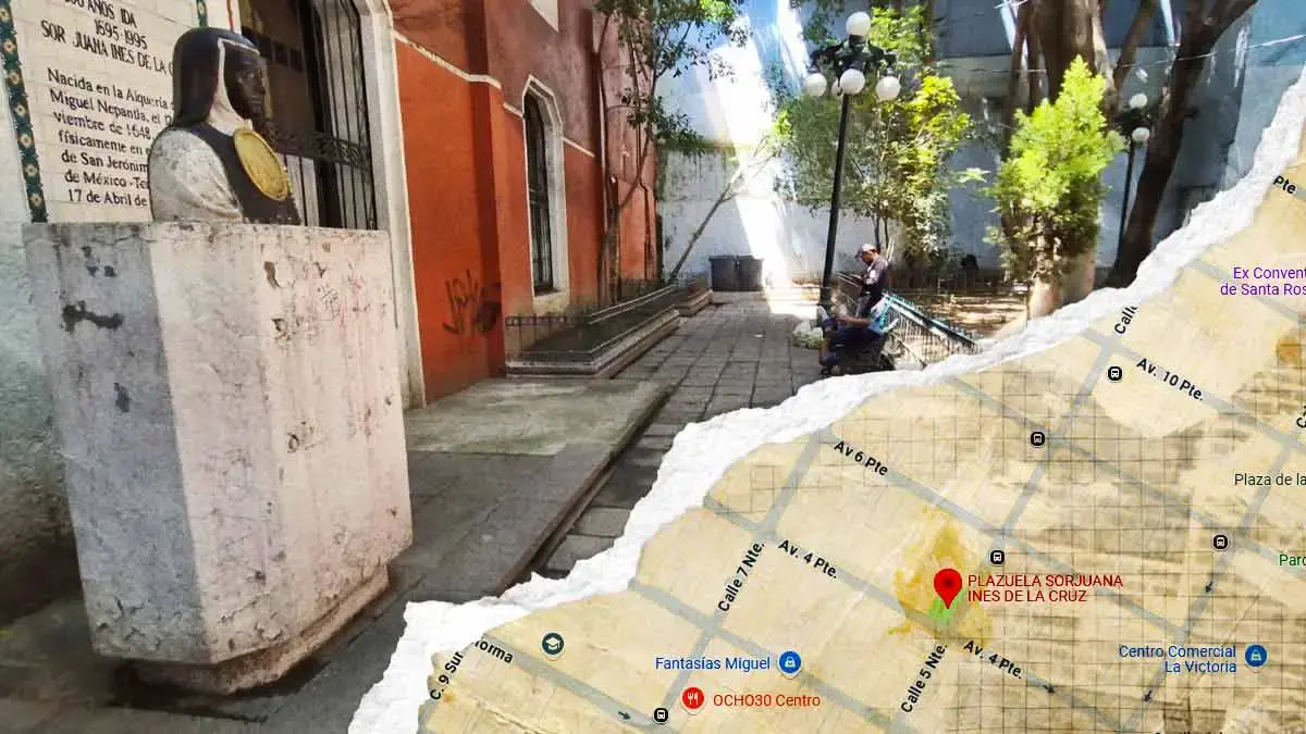 Ayuntamiento rehabilitará plazuela Sor Juana Inés de la Cruz en el Centro Histórico de Puebla
