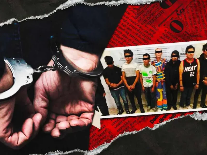 Fiscalía de Puebla desmanteló picadero y detuvo a siete personas en San Bartolo 